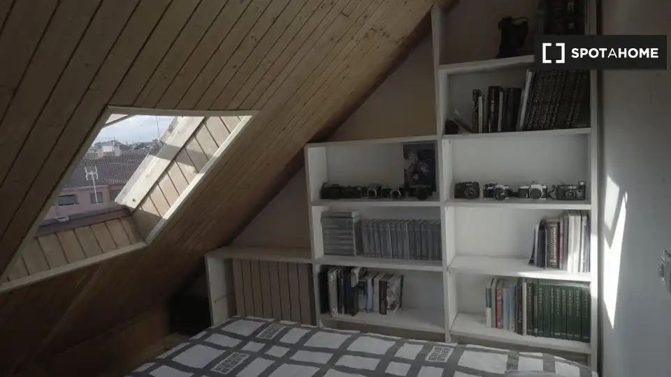 Habitación de Piso para compartir en Madrid con Aire acondicionado, Calefacción y Terraza