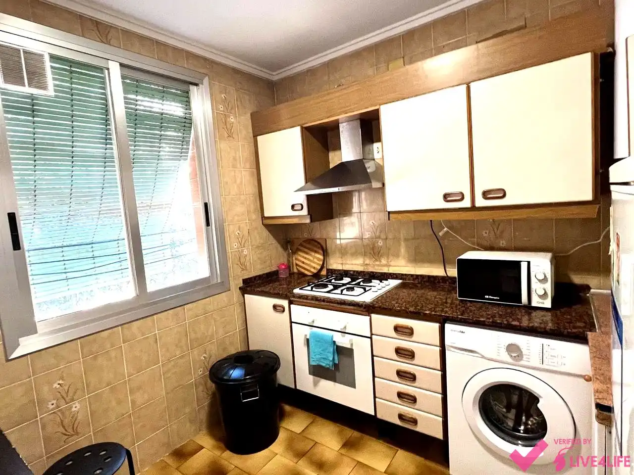 Cocina de Piso de alquiler en Valencia con Jardín privado y Amueblado