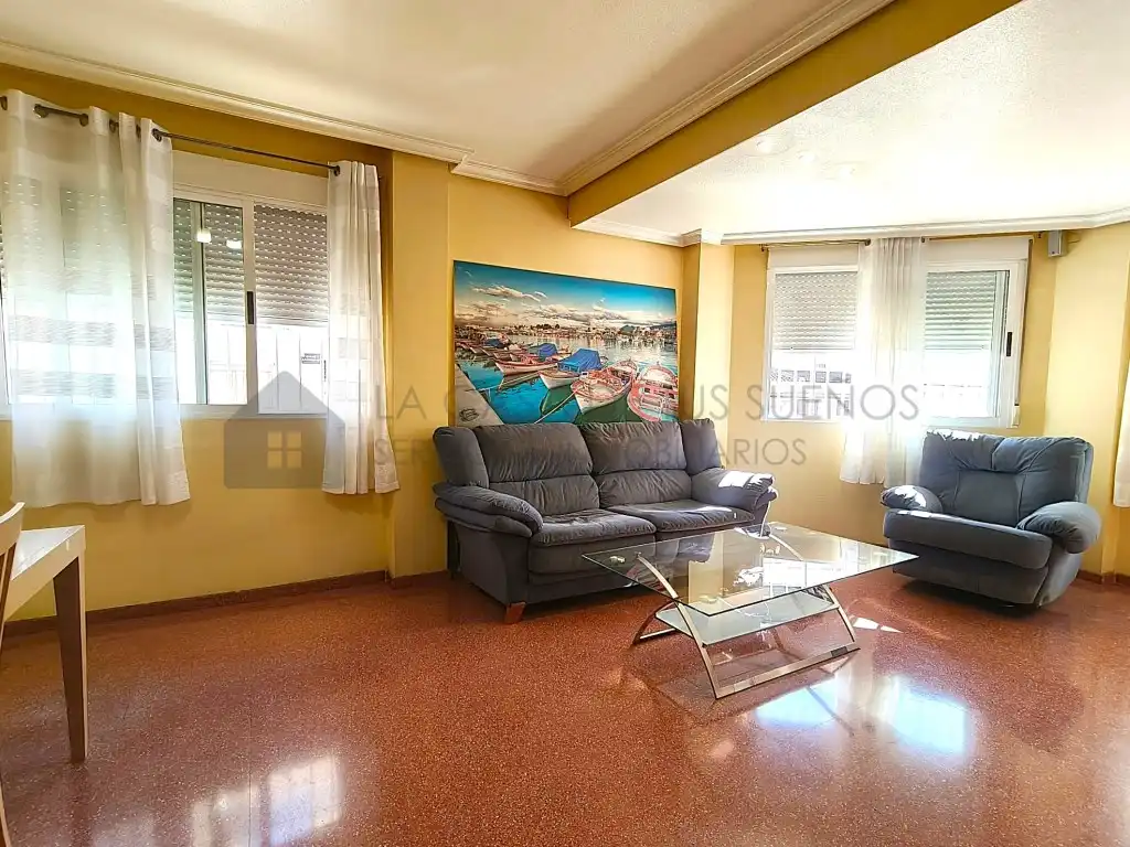 Sala d'estar de Casa adosada en venda en San Crispín - Huerta Nueva-Estación  