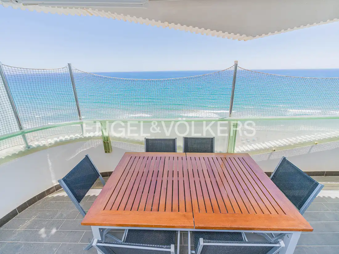 Terrace of Flat for rent in Alicante / Alacant  with Heating, Terrace and Furnished