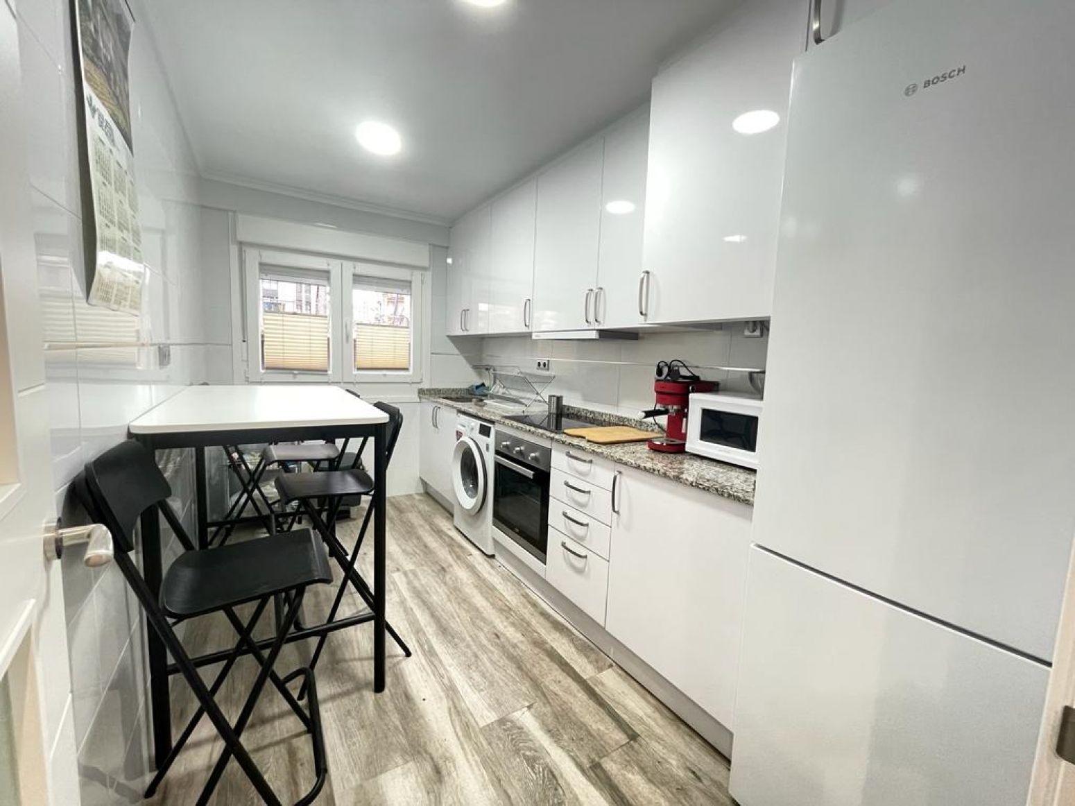 Kitchen of Flat to rent in Gijón   with Heating and Furnished