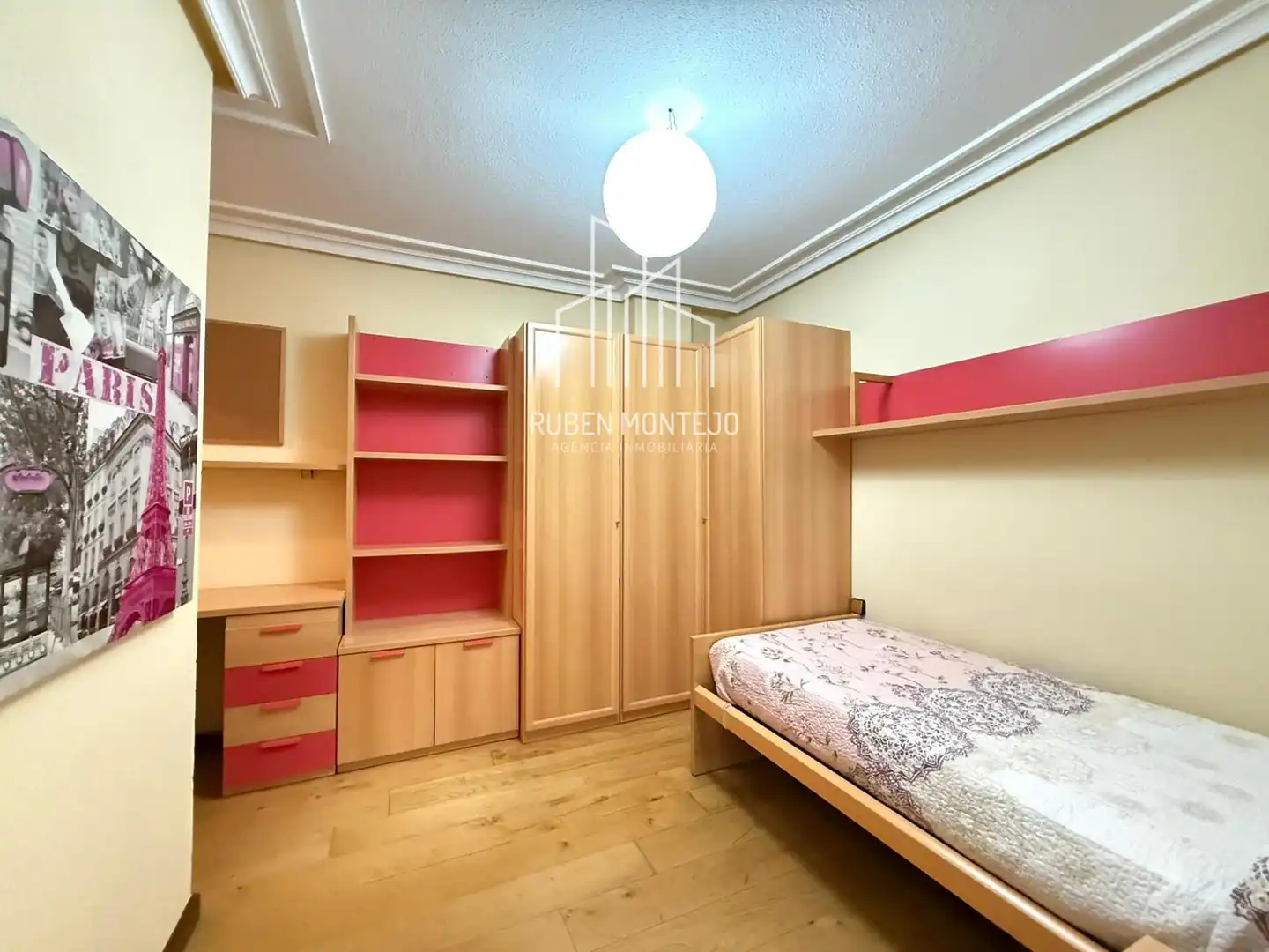 Schlafzimmer von Wohnung zur Miete in Salamanca mit Heizung, Parkett und Terrasse