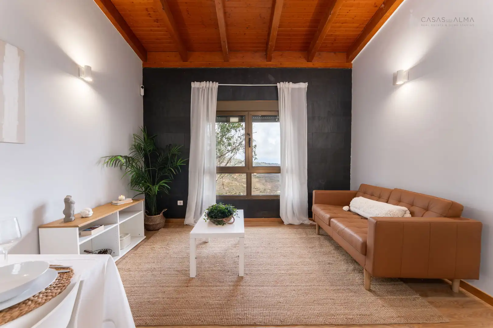 Sala de estar de Casa adosada en venta en Teror con Terraza, Horno y Lavadora