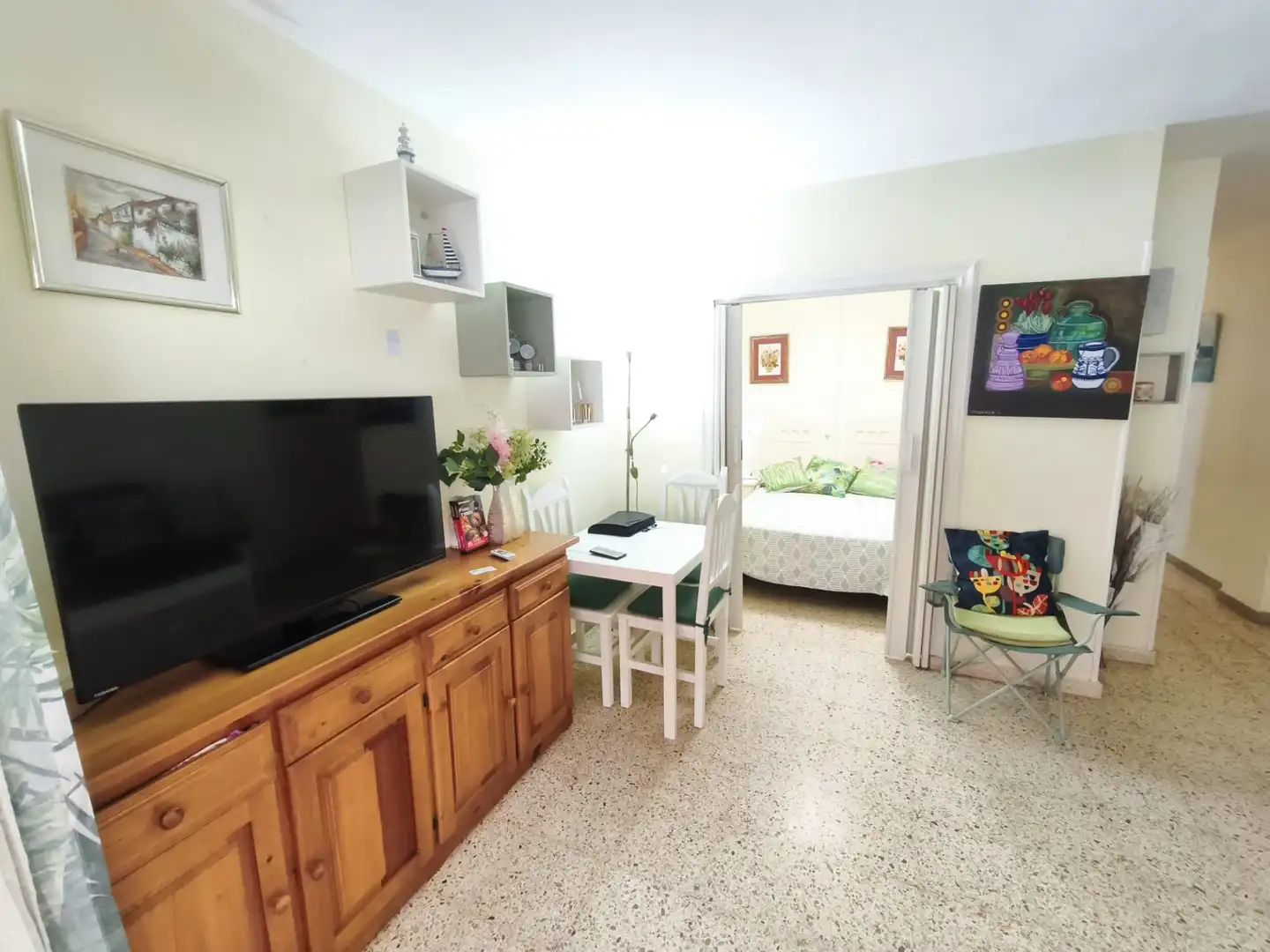 Sala de estar de Apartamento en venta en Salou con Aire acondicionado, Terraza y Lavadora