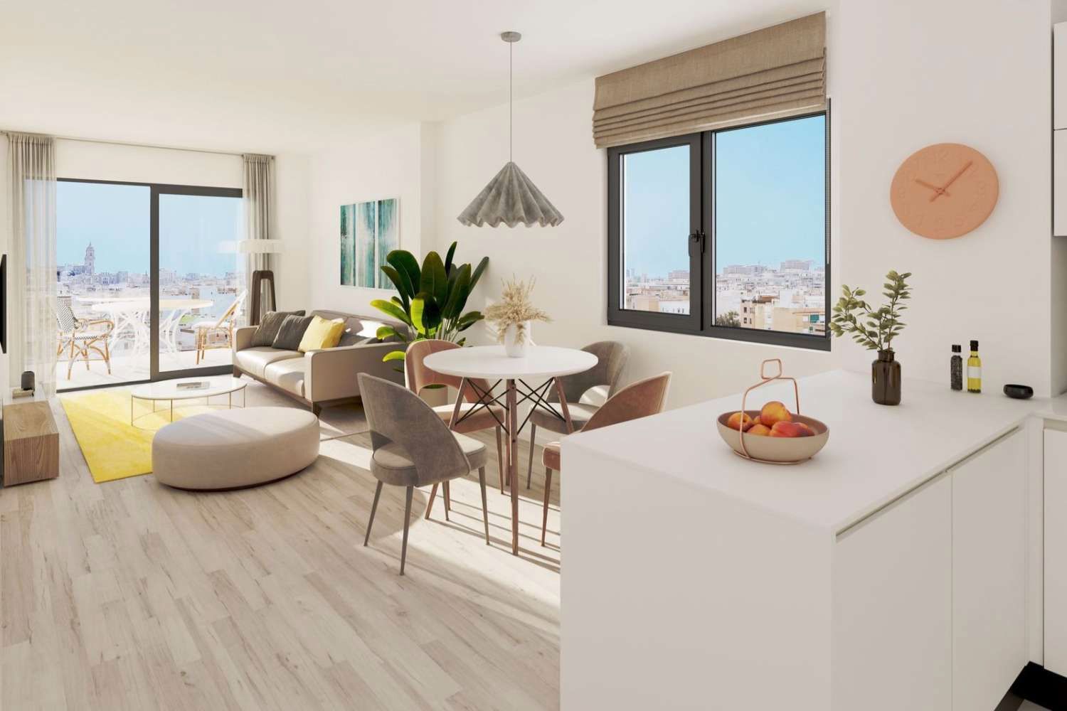 Living room of Apartment for sale in Málaga Capital  with Air Conditioner, Heating and Terrace