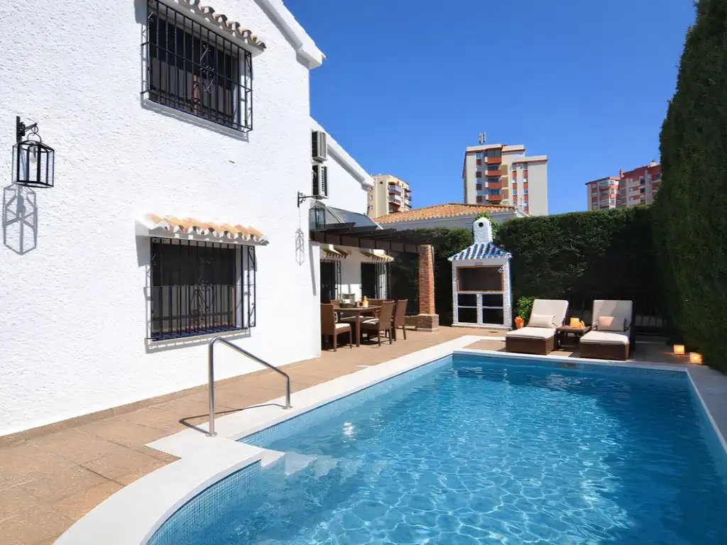 Jardín de Casa o chalet en venta en Fuengirola con Aire acondicionado, Amueblado y Horno