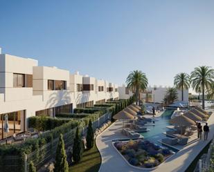 Exterior view of Single-family semi-detached for sale in Mijas  with Private garden, Terrace and Community pool