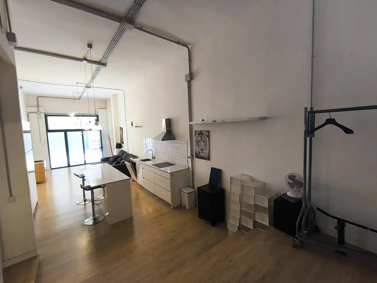 Cocina de Apartamento en venta en Madrid con Calefacción, Parquet y Amueblado