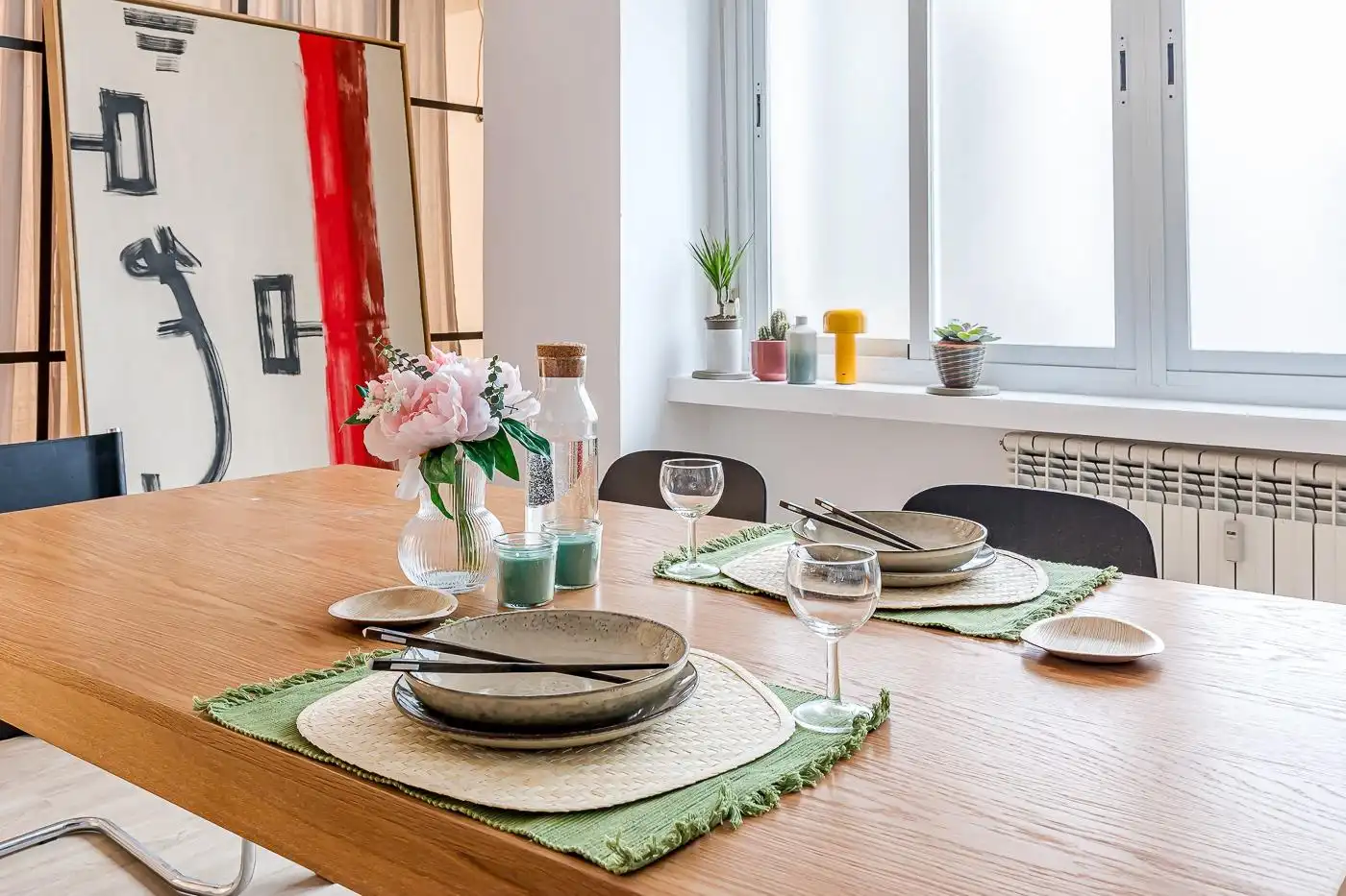 Menjador de Apartament en venda en Madrid amb Aire condicionat, Calefacció i Moblat