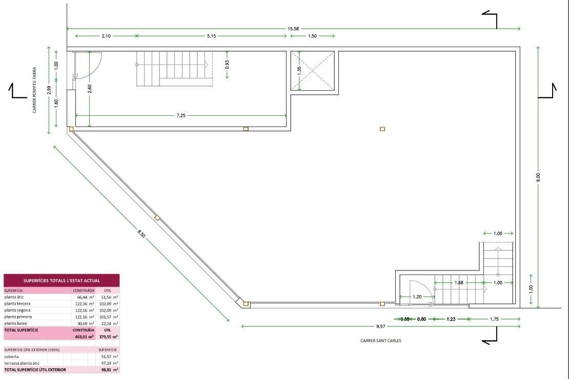 Edificio de alquiler en Centre