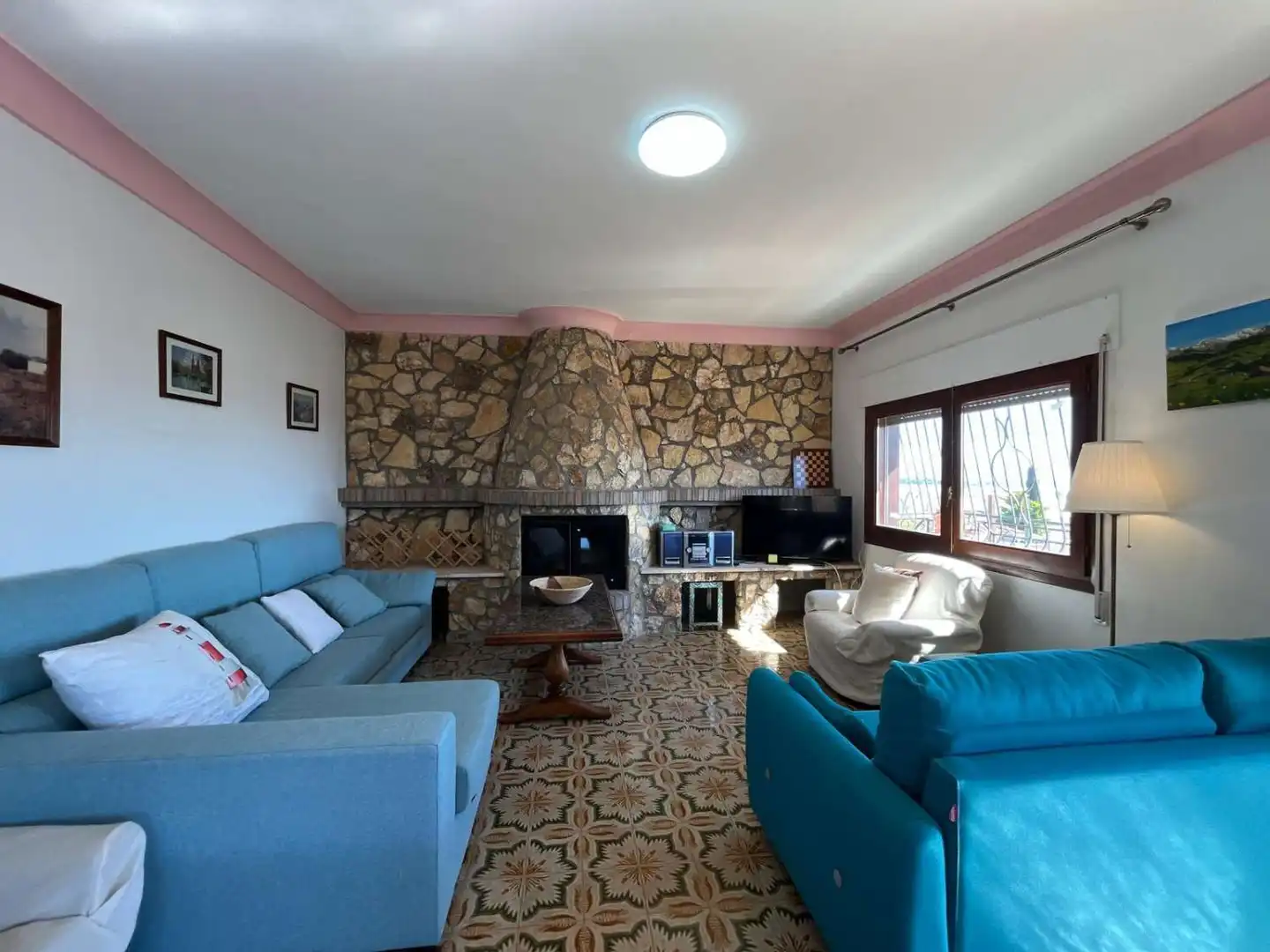 Sala d'estar de Apartament de lloguer en Cuevas del Almanzora amb Aire condicionat, Calefacció i Terrassa