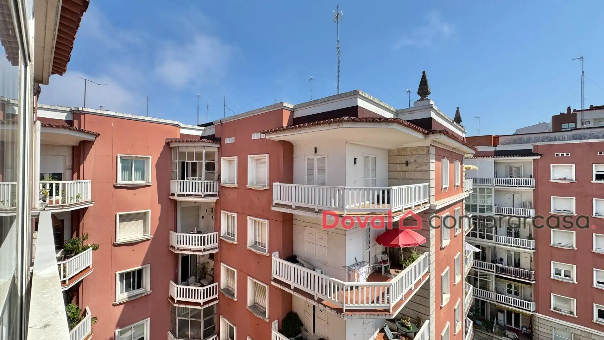 Exterior view of Flat for sale in Vigo   with Heating, Private garden and Terrace