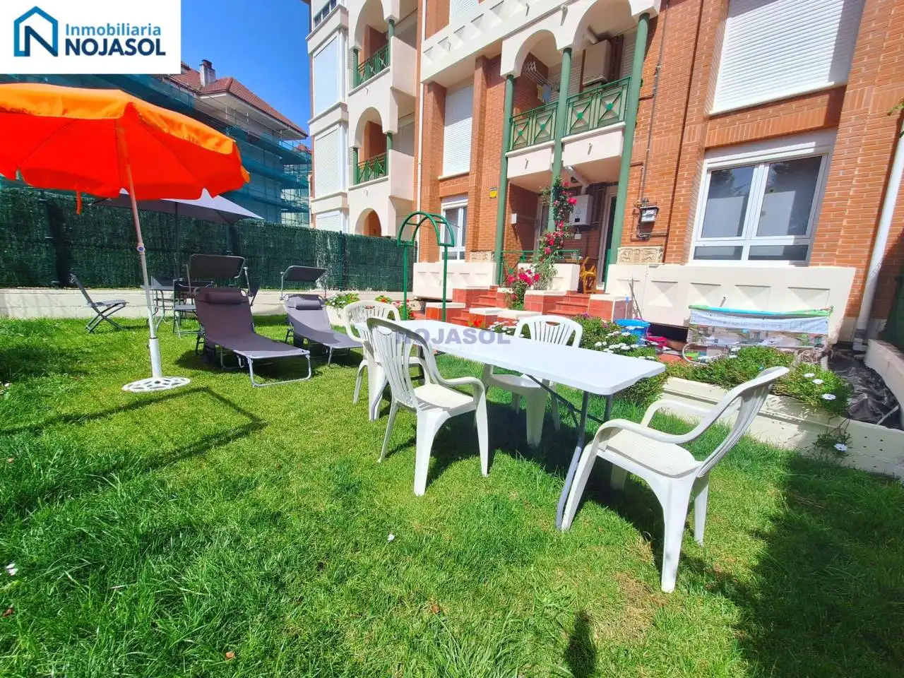 Terrace of Apartments for rent in Noja  with Heating, Private garden and Terrace