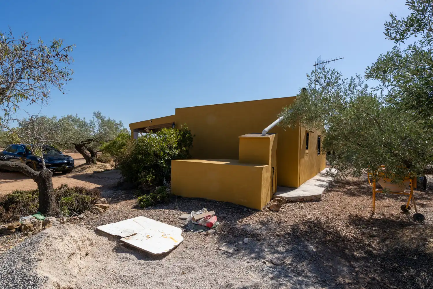 Vista exterior de Finca rústica en venta en L'Aldea con Terraza y Amueblado