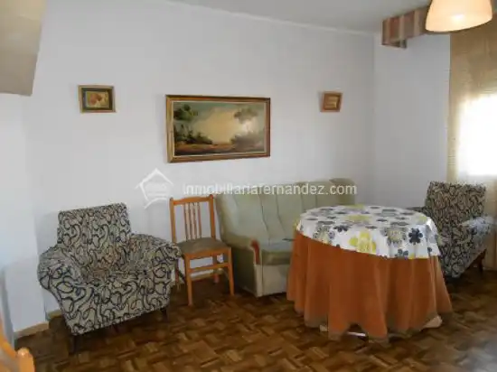 Living room of Flat for rent in Cáceres  with Heating, Terrace and Furnished