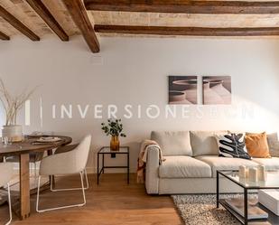 Living room of Planta baja to rent in  Barcelona Capital  with Air Conditioner, Heating and Terrace