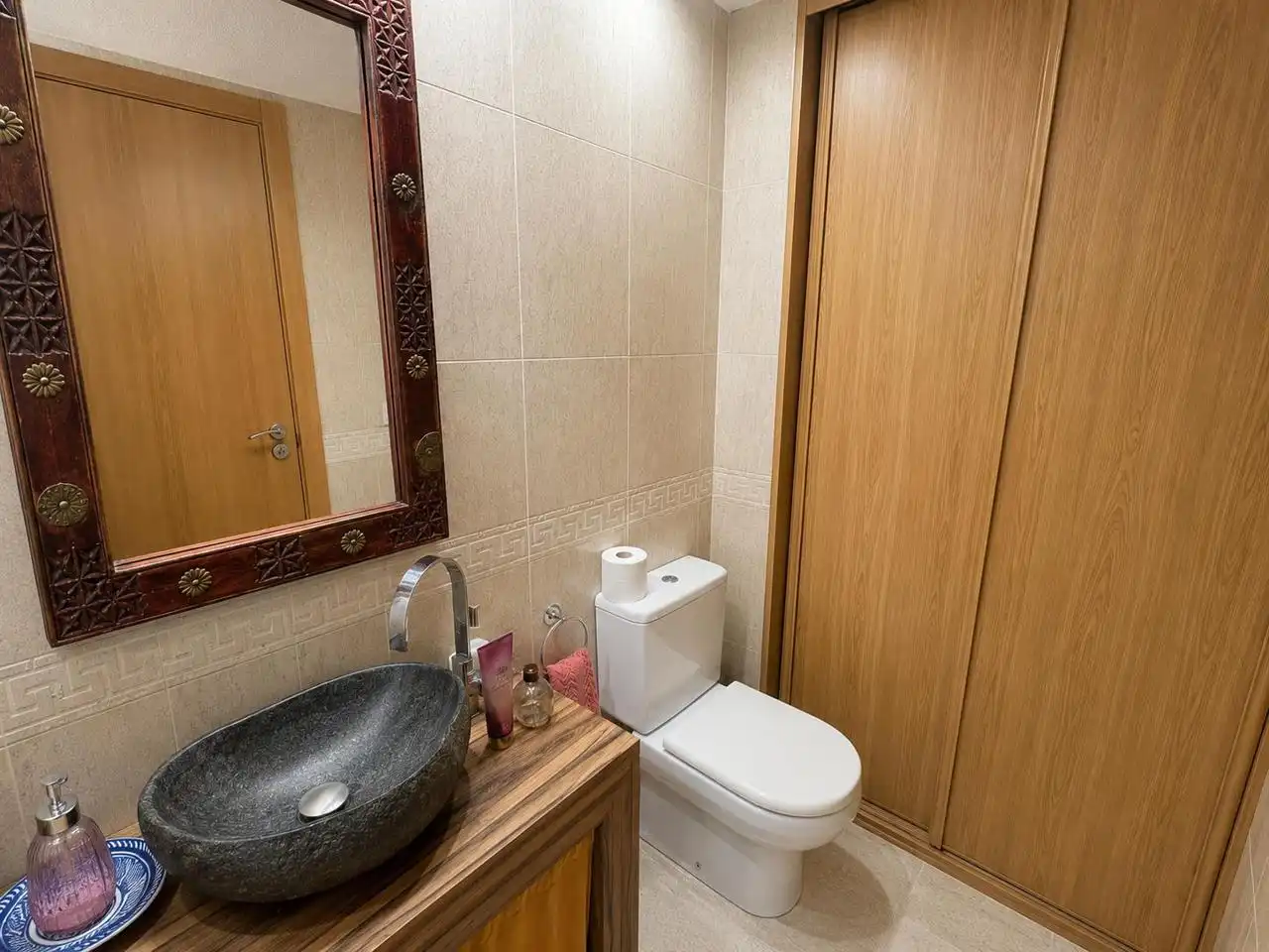 Bany de Casa o xalet en venda en Zaragoza amb Aire condicionat, Calefacció i Jardí privat