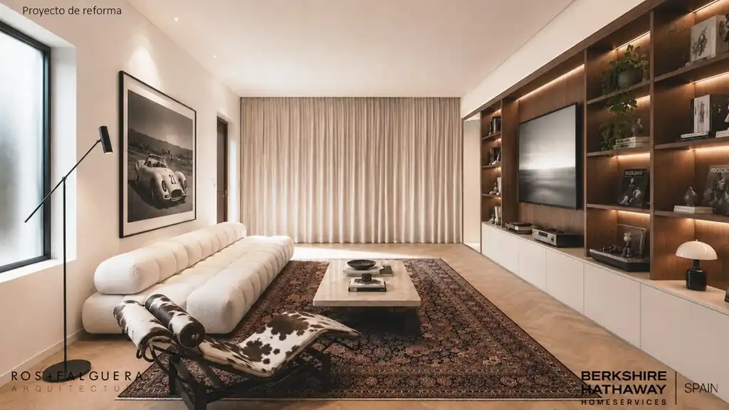 Living room of Apartments for sale in Barcelona  with Air Conditioner, Heating and Parquet flooring