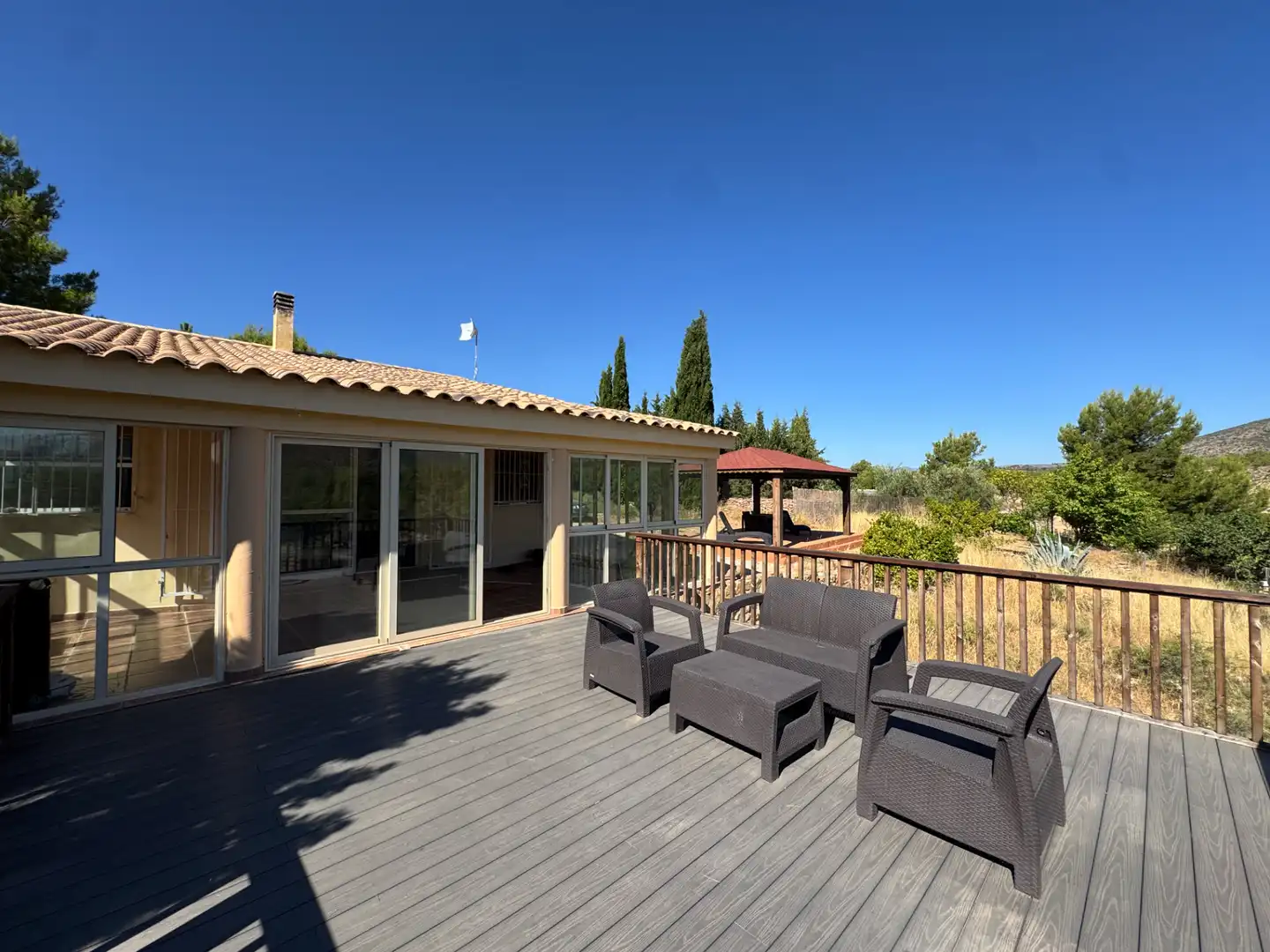 Terrace of Houses for sale in Caravaca de la Cruz  with Air Conditioner, Private garden and Terrace