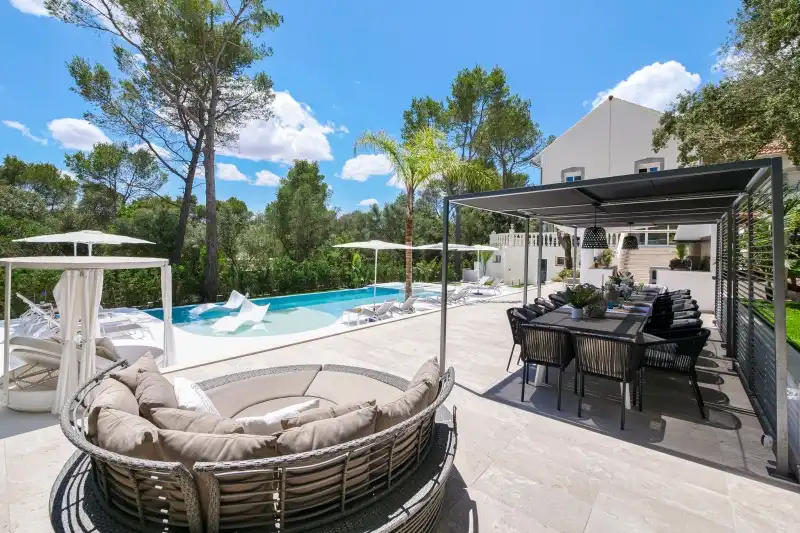 Terrassa de Casa o xalet en venda en Pollença amb Aire condicionat, Jardí privat i Terrassa