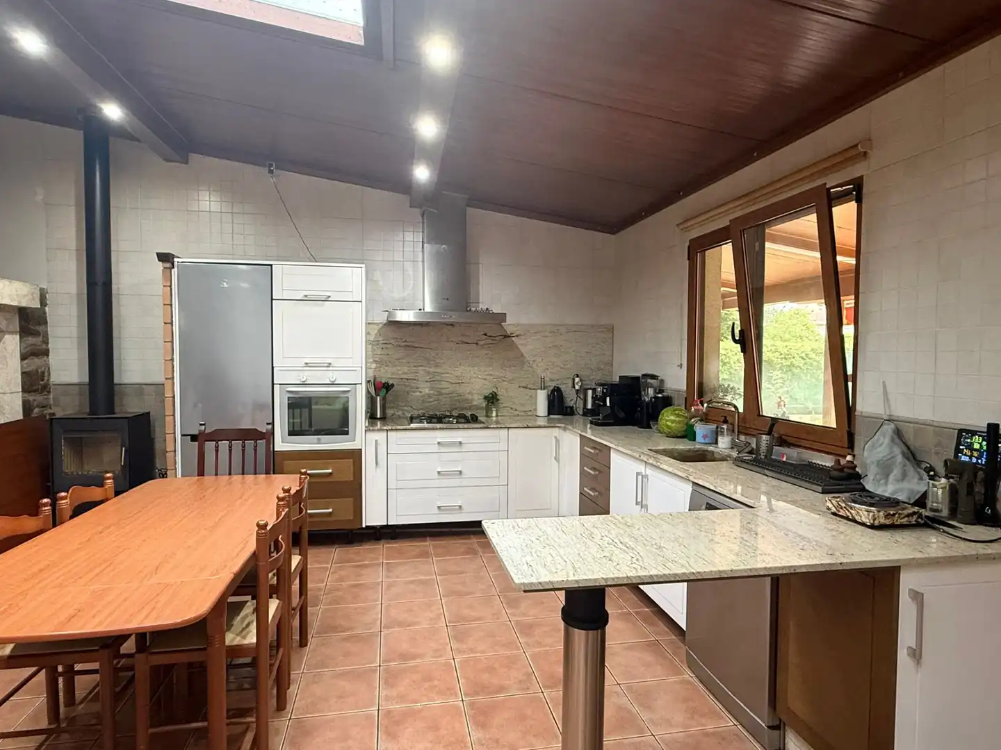 Kitchen of Detached homes for sale in Neda  with Heating, Private garden and Parquet flooring