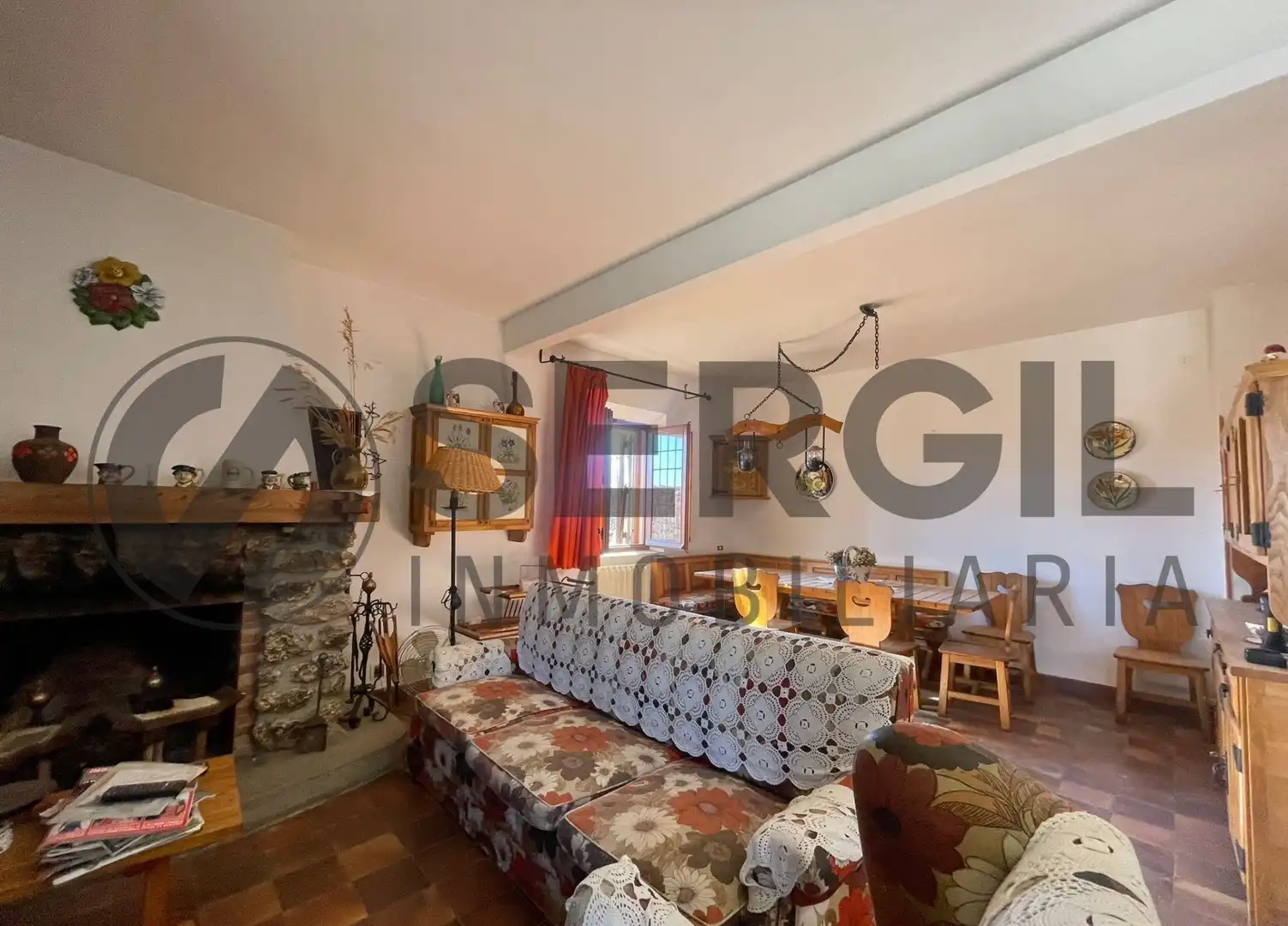 Living room of Houses for sale in Brieva  with Heating, Private garden and Storage room