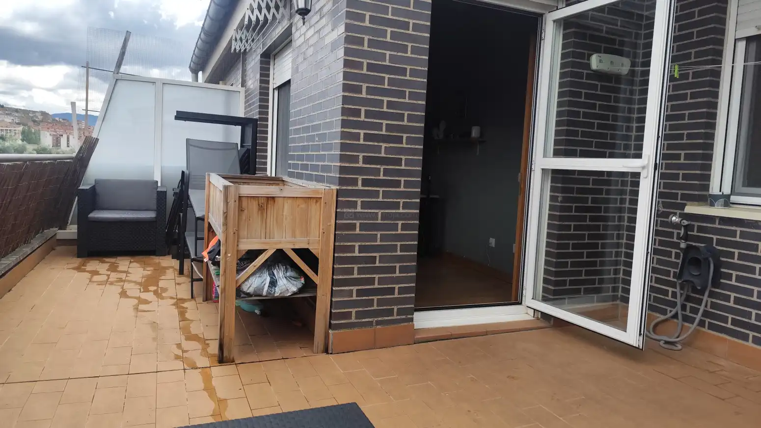 Terrasse von Wohnung zur Miete in Villamediana de Iregua mit Heizung, Parkett und Terrasse
