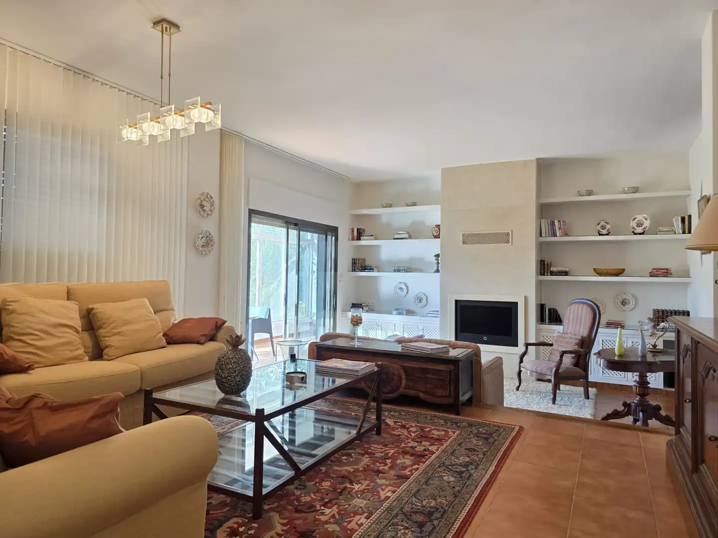Living room of Houses for sale in Alcanar  with Air Conditioner, Heating and Private garden