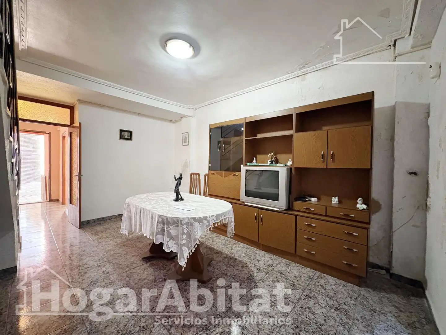 Sala de estar de Casa o chalet en venta en Tavernes de la Valldigna con Terraza, Trastero y Amueblado