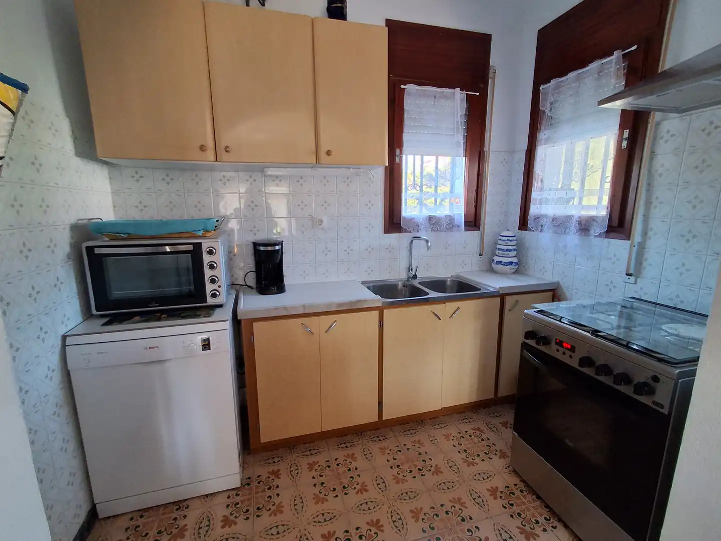 Cocina de Casa o chalet en venta en Mont-roig del Camp con Jardín privado, Terraza y Piscina