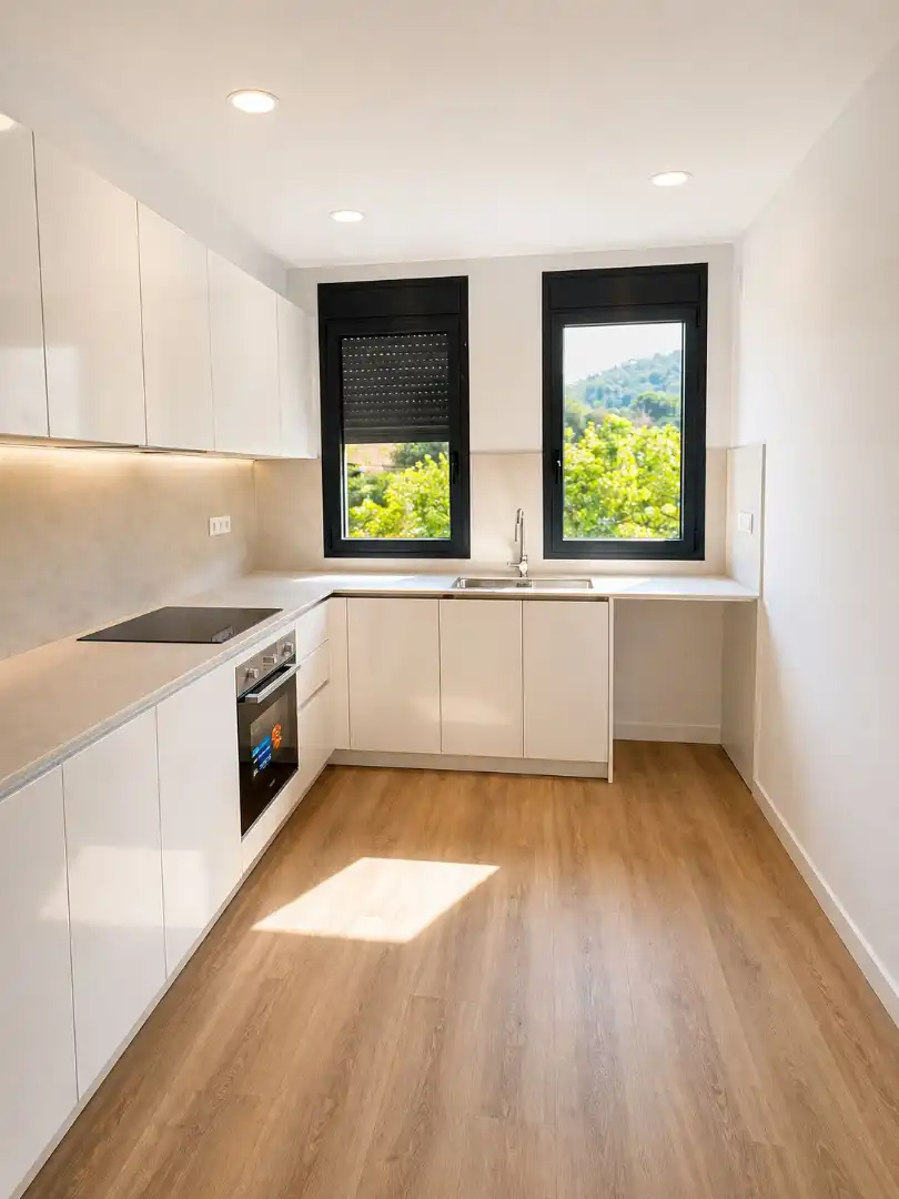 Cocina de Casa adosada en venta en Torrelles de Llobregat con Aire acondicionado, Calefacción y Jardín privado