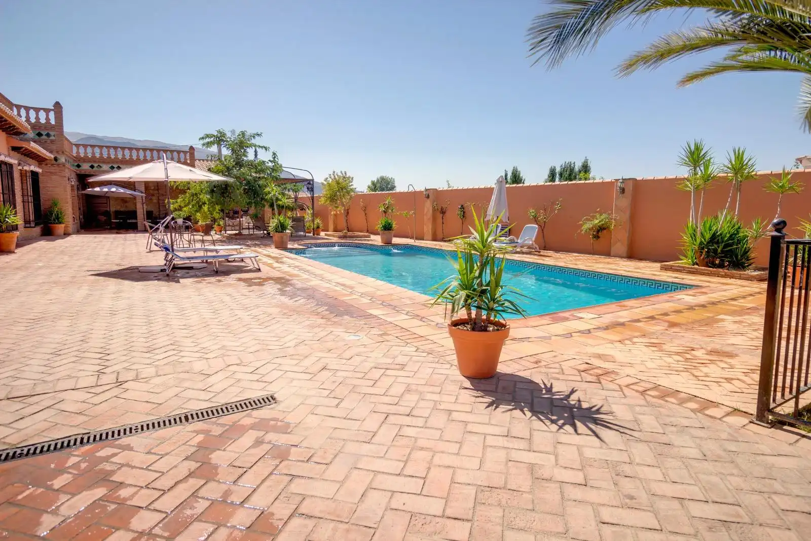 Swimming pool of Houses for rent in Padul  with Private garden, Furnished and Community pool