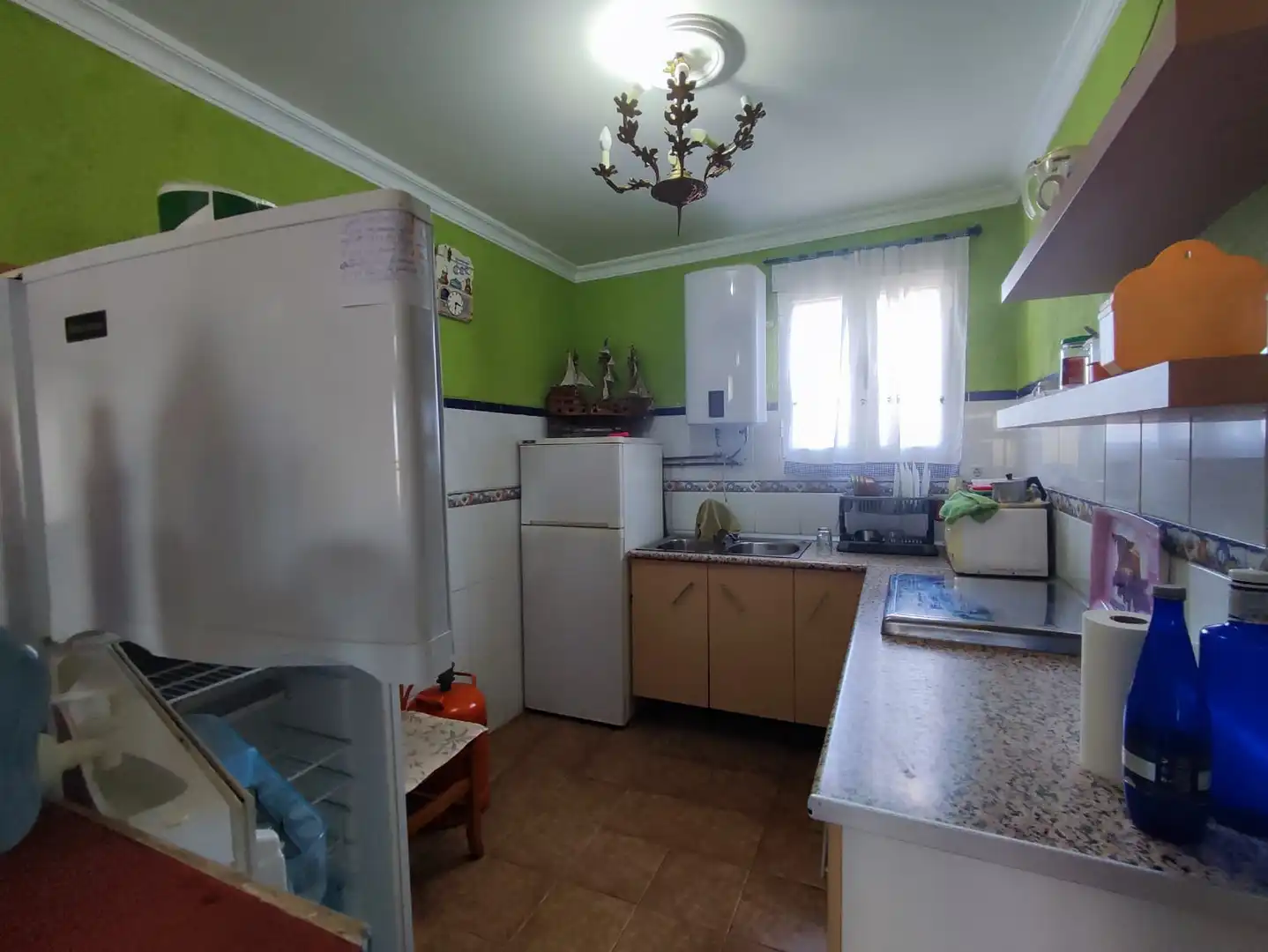Cocina de Casa o chalet en venta en Manzanares con Aire acondicionado, Jardín privado y Terraza