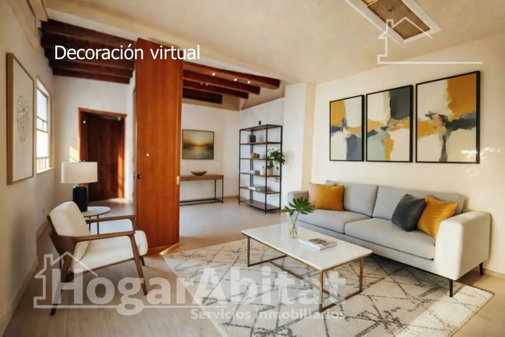 Living room of Flat for sale in Gandia  with Balcony