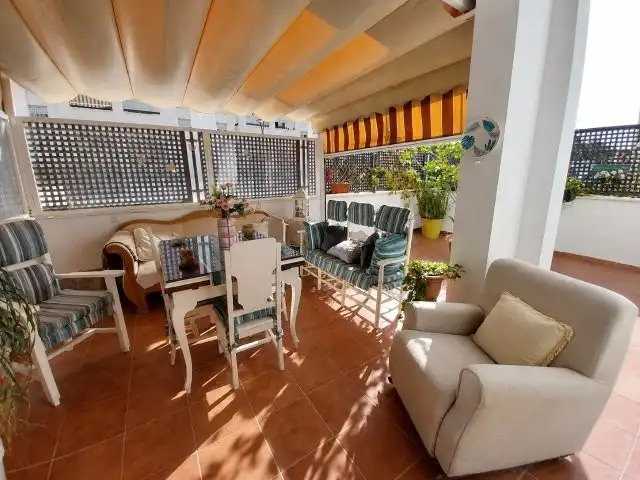 Terraza de Piso en venta en Manilva con Terraza, Trastero y Alarma