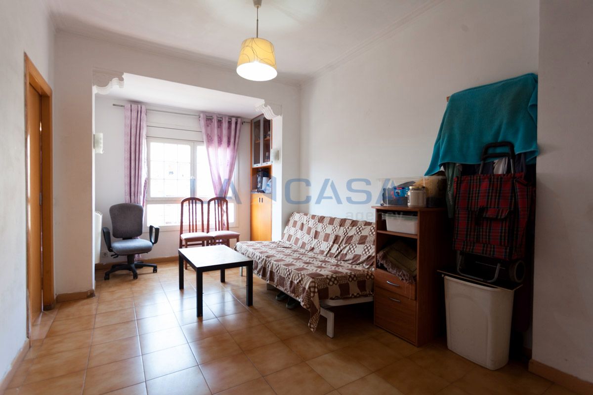 Sala d'estar de Pis en venda en  Barcelona Capital amb Calefacció