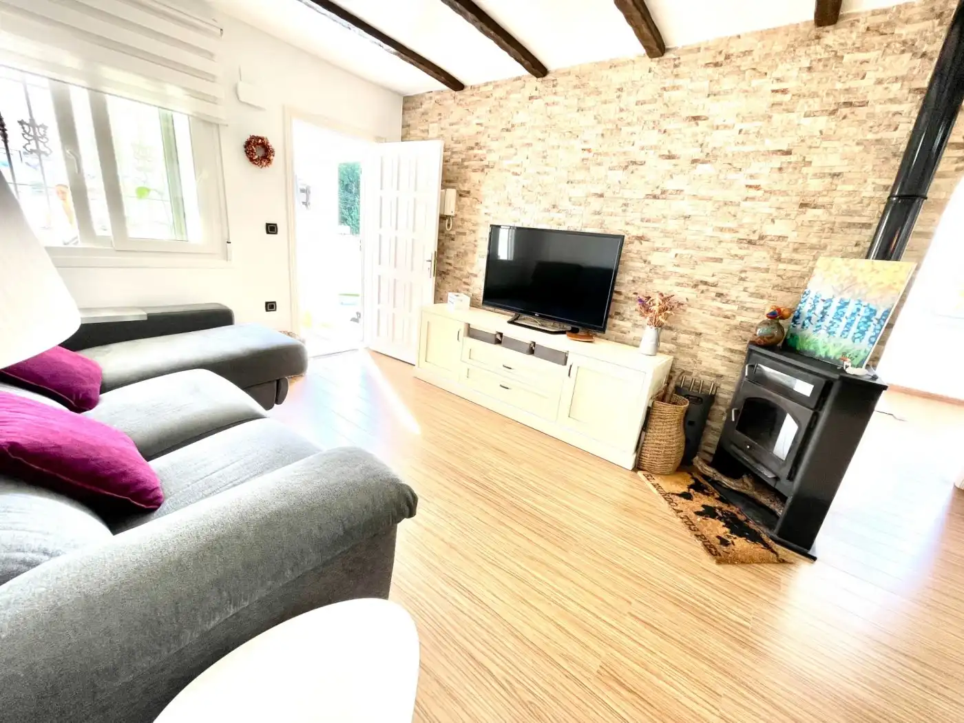 Living room of Houses for rent in San Fulgencio  with Air Conditioner, Heating and Private garden