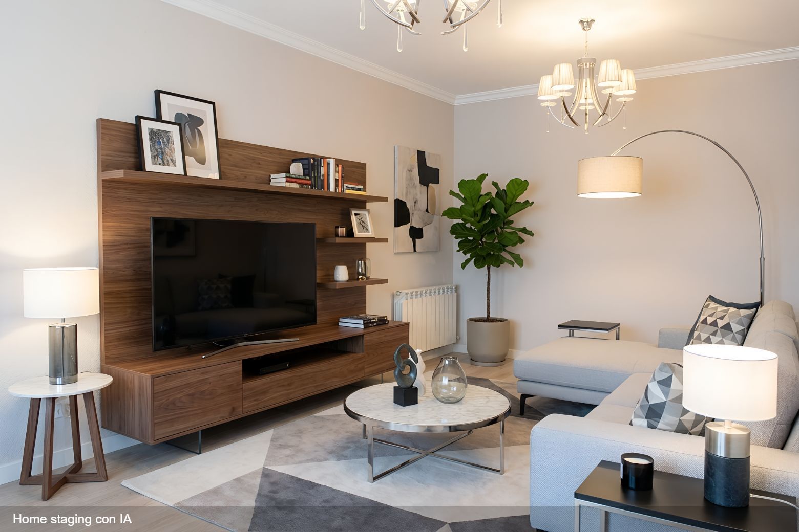 Sala d'estar de Apartament en venda en Torrevieja amb Moblat i Balcó