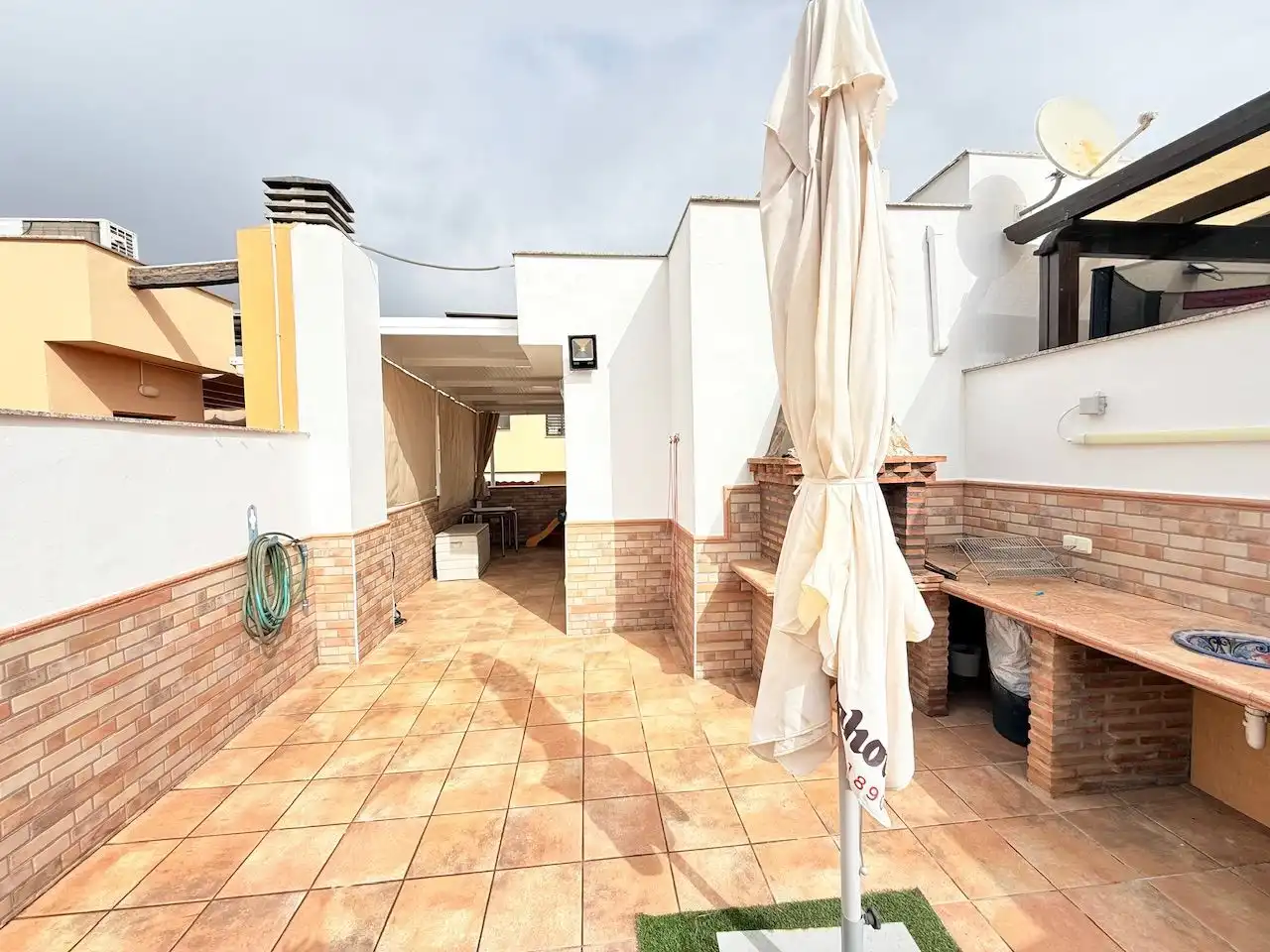Terraza de Casa adosada en venta en Vélez-Málaga con Aire acondicionado y Calefacción
