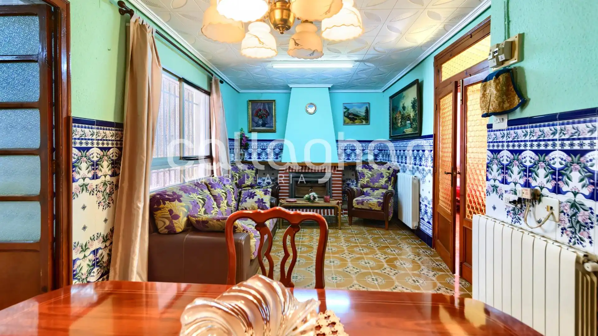Sala d'estar de Casa adosada en venda en Algímia de Alfara