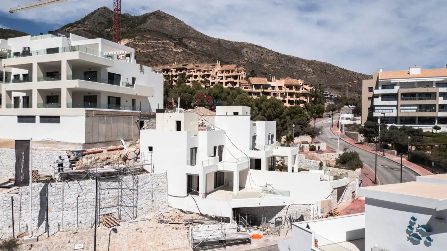 Vista exterior de Casa adosada en venda en Benalmádena