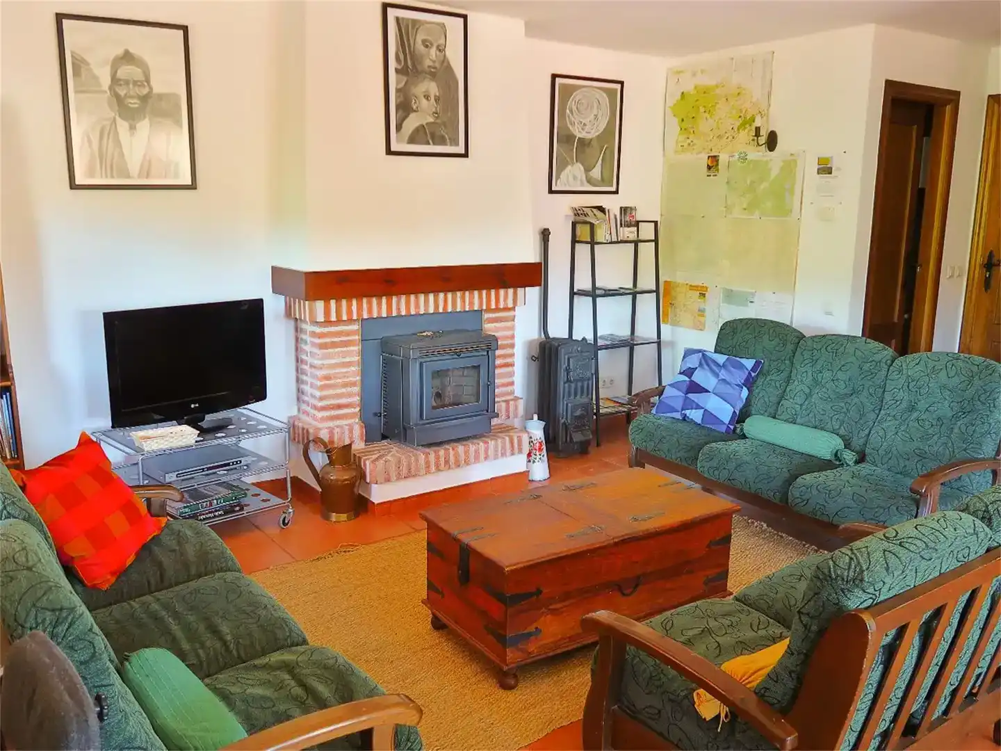 Sala d'estar de Casa o xalet en venda en Puebla de Valles, Guadalajara
