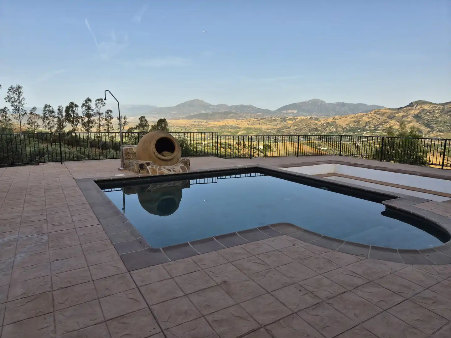 Swimming pool of Country homes for sale in Álora  with Private garden, Terrace and Storage room