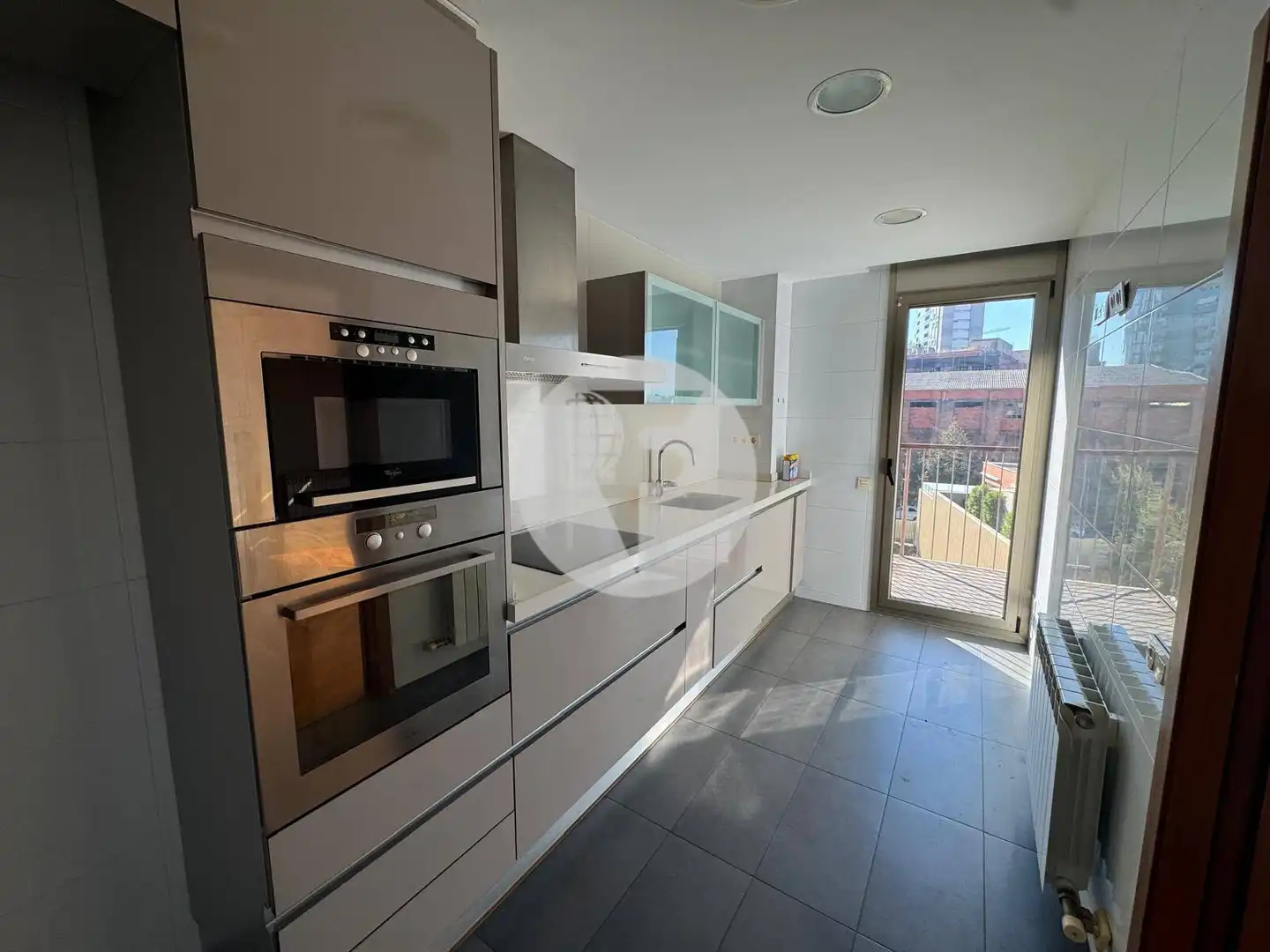 Kitchen of Flat for rent in Terrassa  with Air Conditioner, Heating and Balcony
