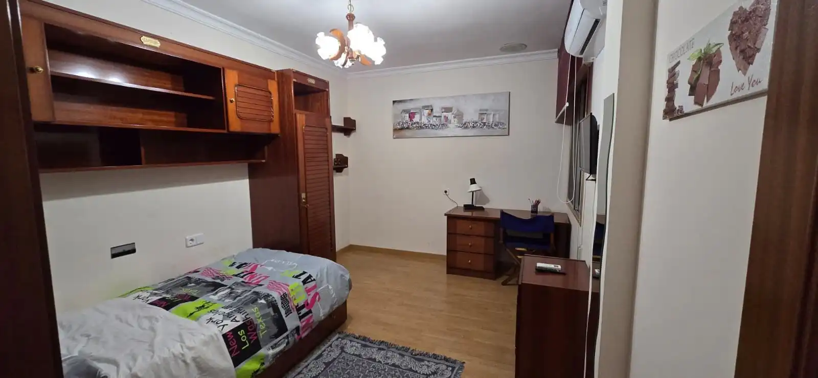 Bedroom of Flat for sale in Argamasilla de Calatrava  with Air Conditioner, Terrace and Furnished