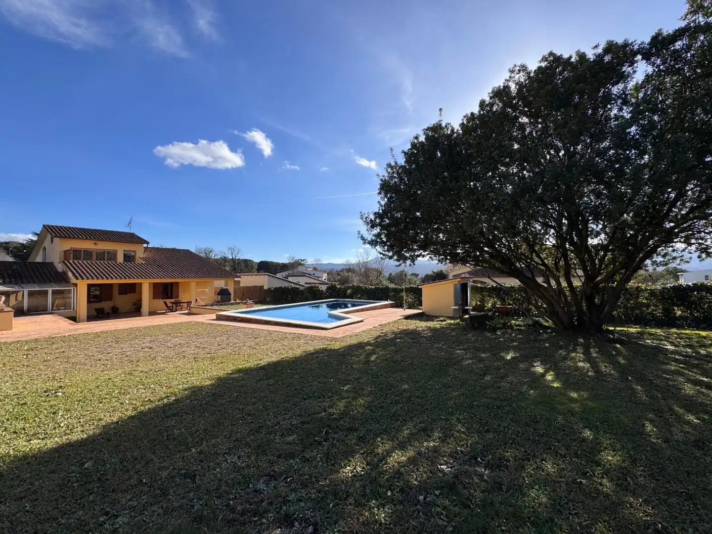 Vista exterior de Casa o chalet en venta en Sant Feliu de Buixalleu con Calefacción, Jardín privado y Terraza