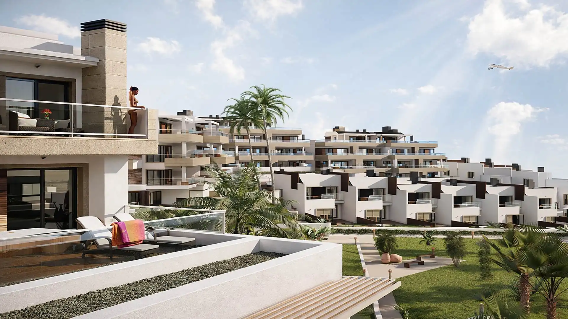Vista exterior de Apartamento en venta en La Alcaidesa con Aire acondicionado, Calefacción y Terraza