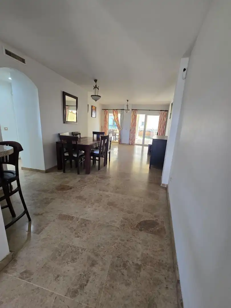 Esszimmer von Wohnung zum Verkauf in Mijas mit Klimaanlage, Heizung und Privatgarten