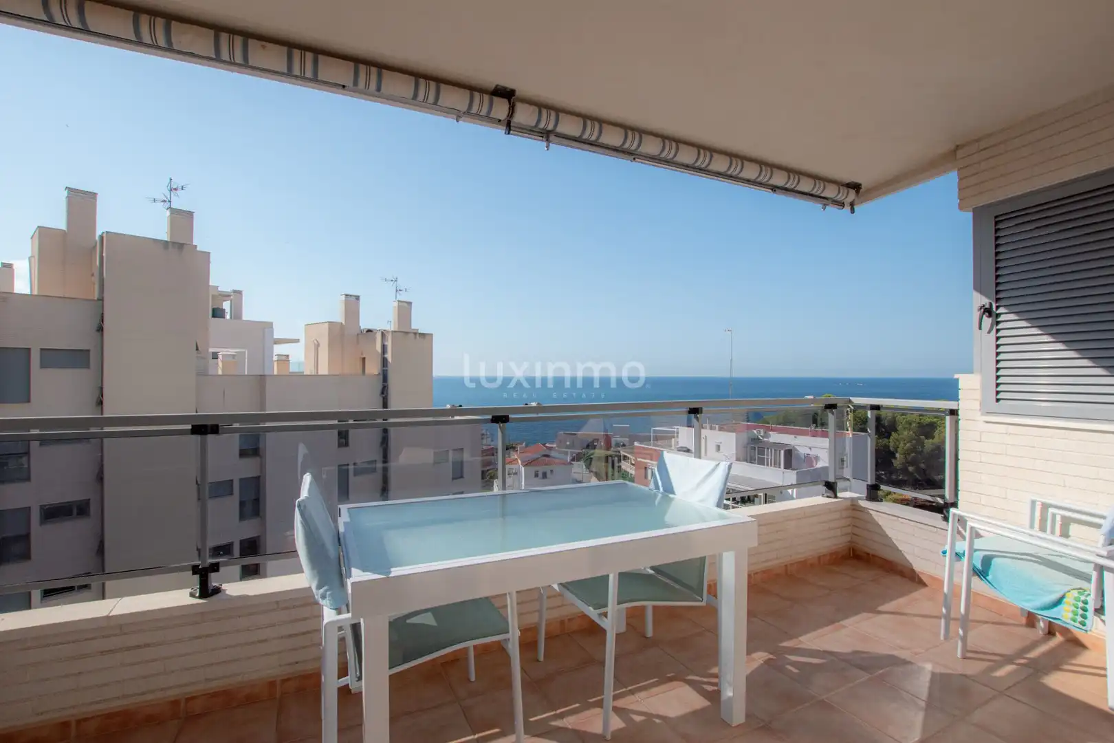 Terrace of Flat for sale in Calpe / Calp  with Air Conditioner, Terrace and Storage room