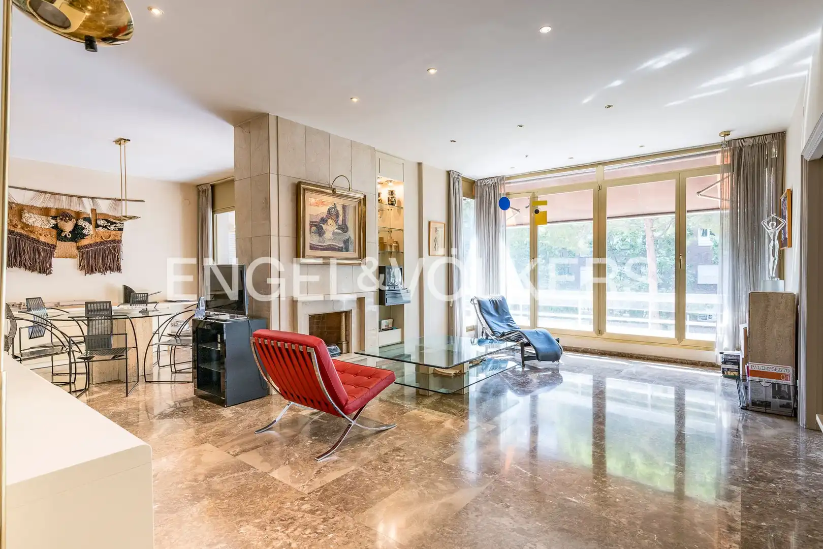 Living room of Flat for sale in Barcelona  with Air Conditioner, Heating and Private garden